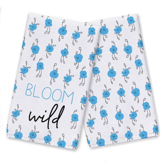 Bloom Wild 16" x 25" Tea Towel - Set of 2